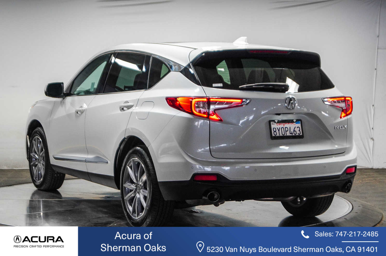 Used 2021 Acura RDX Technology Package with VIN 5J8TC1H54ML022583 for sale in Sherman Oaks, CA