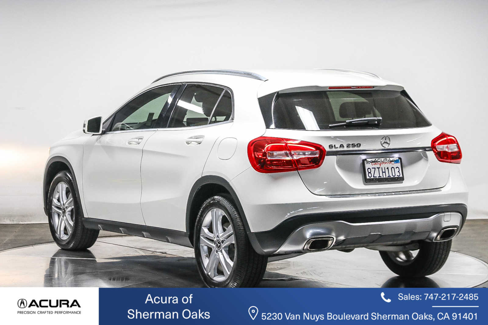 Used 2018 Mercedes-Benz GLA-Class GLA250 with VIN WDCTG4EB3JJ427348 for sale in Sherman Oaks, CA