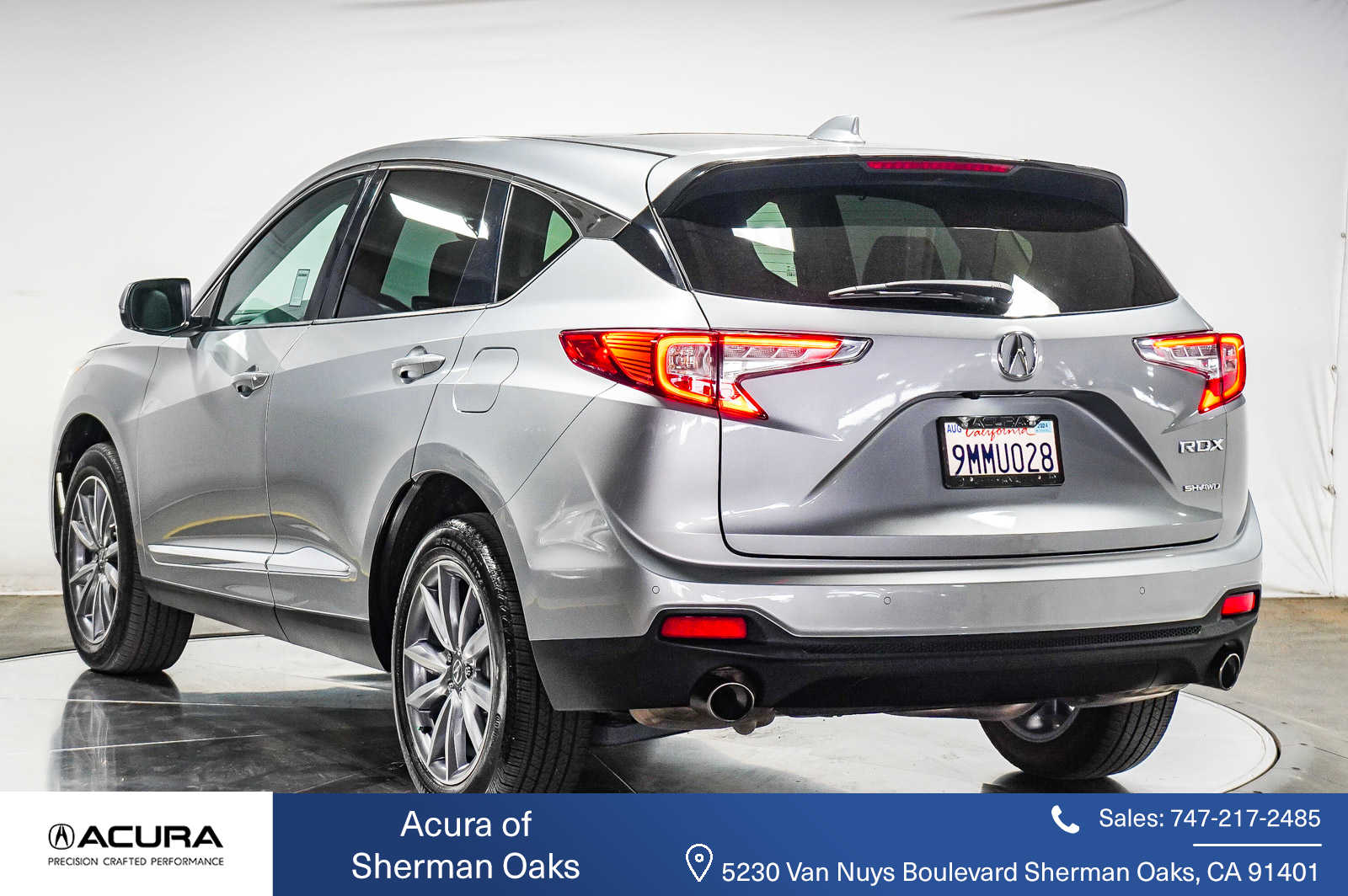 Used 2021 Acura RDX Technology Package with VIN 5J8TC2H53ML034973 for sale in Sherman Oaks, CA