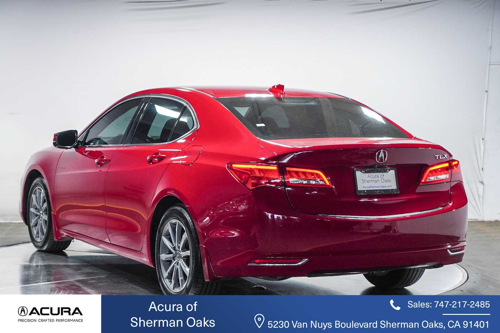 Used 2018 Acura TLX Technology Package with VIN 19UUB1F55JA000495 for sale in Sherman Oaks, CA