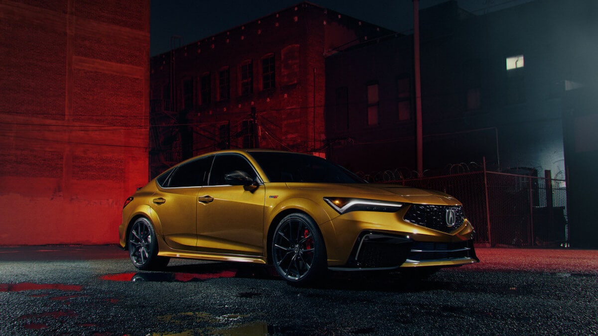2024 Acura Integra in gold metallic paint