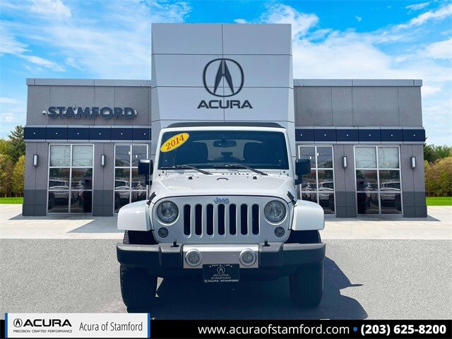 Used 2014 Jeep Wrangler Unlimited Sahara with VIN 1C4BJWEG2EL320540 for sale in Stamford, CT