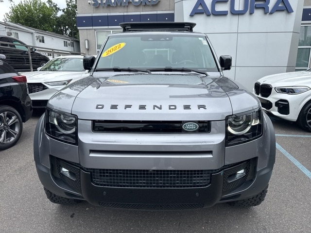 Used 2022 Land Rover Defender SE with VIN SALEP7RU2N2063606 for sale in Stamford, CT