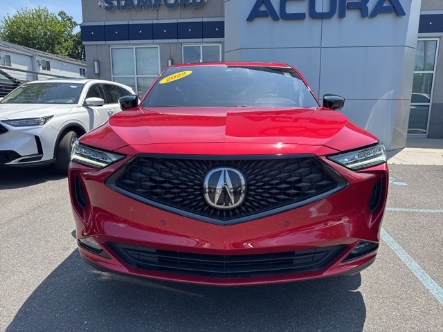 Used 2022 Acura MDX A-Spec Package with VIN 5J8YE1H08NL050697 for sale in Stamford, CT