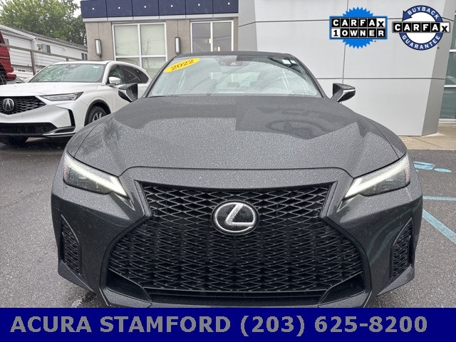 Used 2022 Lexus IS 350 F SPORT with VIN JTHGZ1E28N5026763 for sale in Stamford, CT