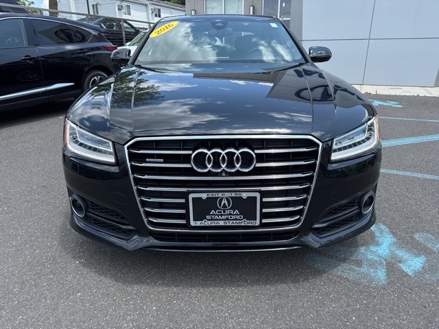 Used 2016 Audi A8 Sport with VIN WAU43AFD1GN019840 for sale in Stamford, CT