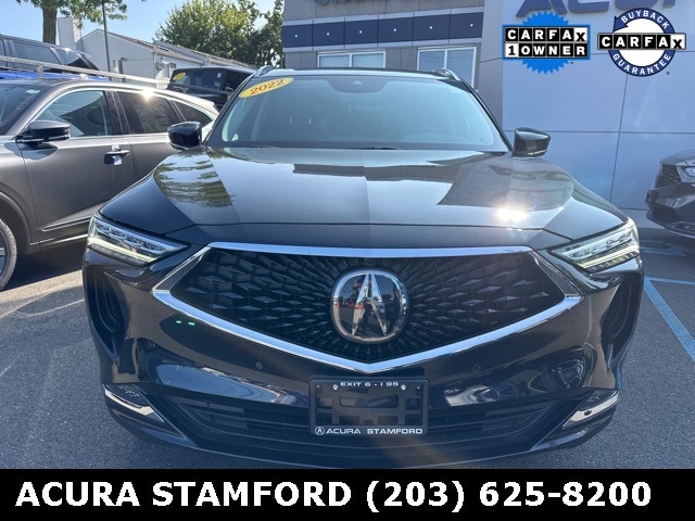 Used 2022 Acura MDX Advance Package with VIN 5J8YE1H85NL004668 for sale in Stamford, CT