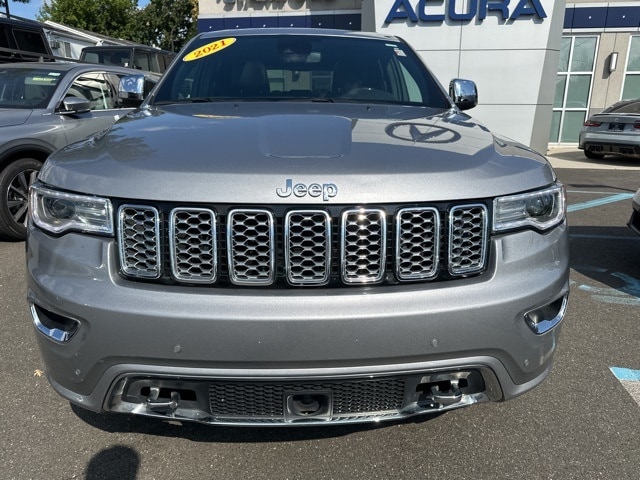 Used 2021 Jeep Grand Cherokee Overland with VIN 1C4RJECG4MC739466 for sale in Stamford, CT