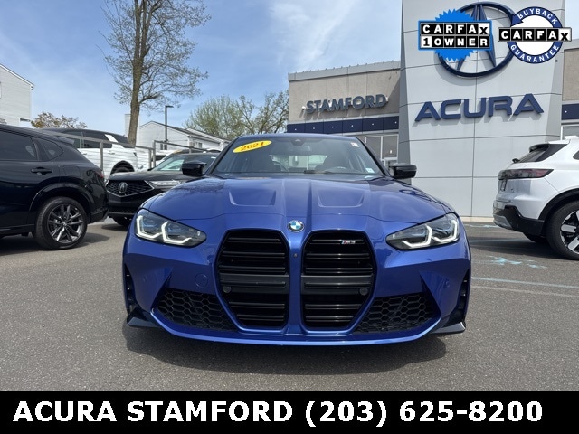 Used 2021 BMW M3 Sedan Base with VIN WBS53AY01MFL41698 for sale in Stamford, CT