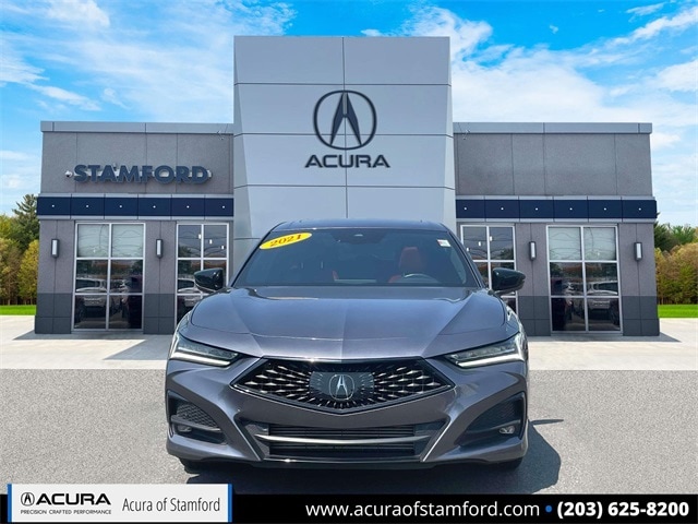 Used 2021 Acura TLX A-SPEC Package with VIN 19UUB6F52MA009091 for sale in Stamford, CT