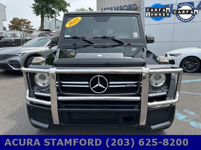 Used 2015 Mercedes-Benz G-Class G63 AMG with VIN WDCYC7DF7FX239038 for sale in Stamford, CT