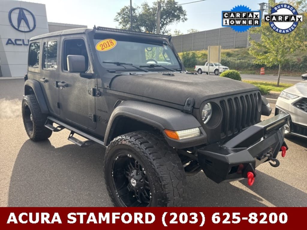 Used 2018 Jeep Wrangler Unlimited Sahara SUV