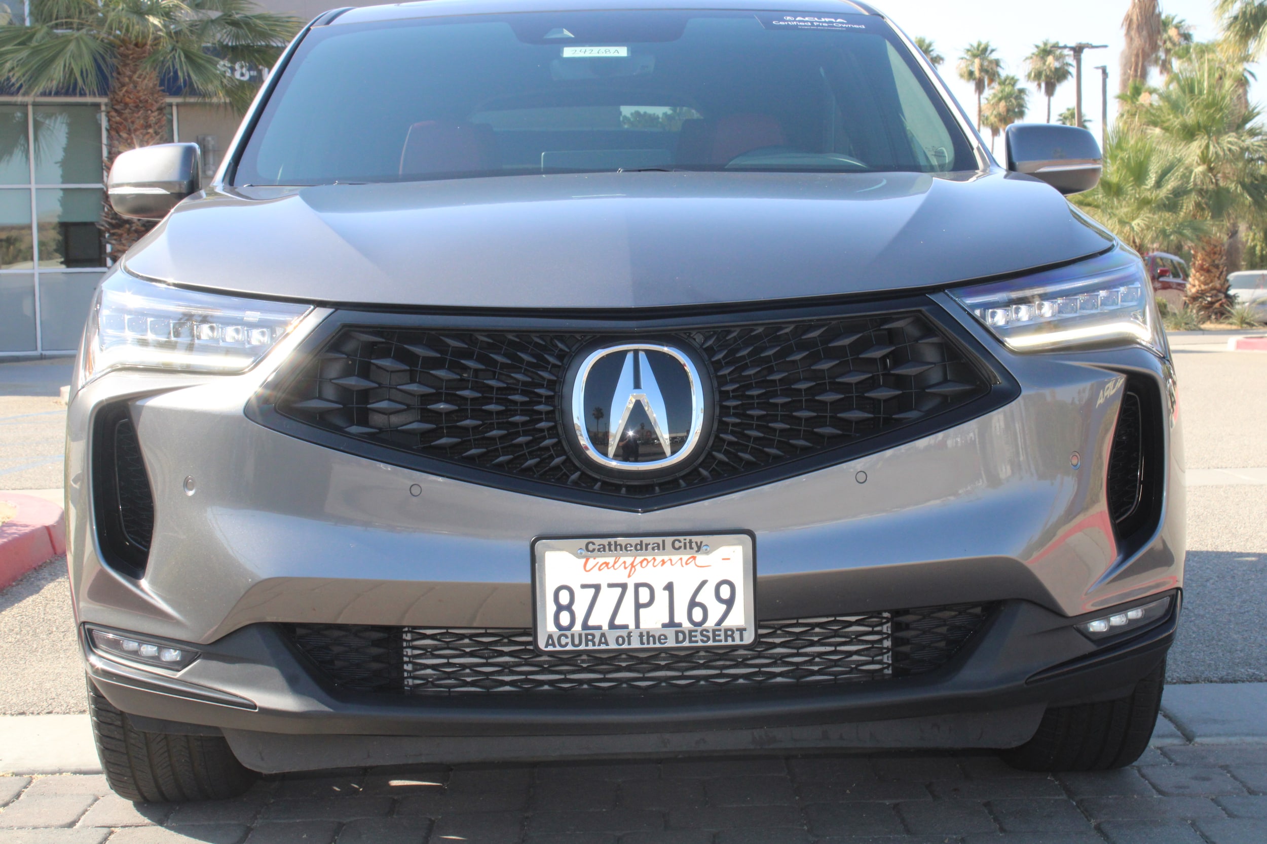 Certified 2022 Acura RDX A-Spec Package with VIN 5J8TC1H64NL001498 for sale in Cathedral City, CA