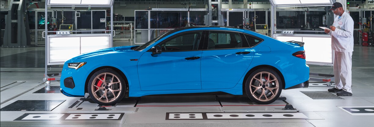 Reserve the 2023 Acura TLX Type S PMC Edition in Long Beach Blue Pearl, available through Acura of Thousand Oaks