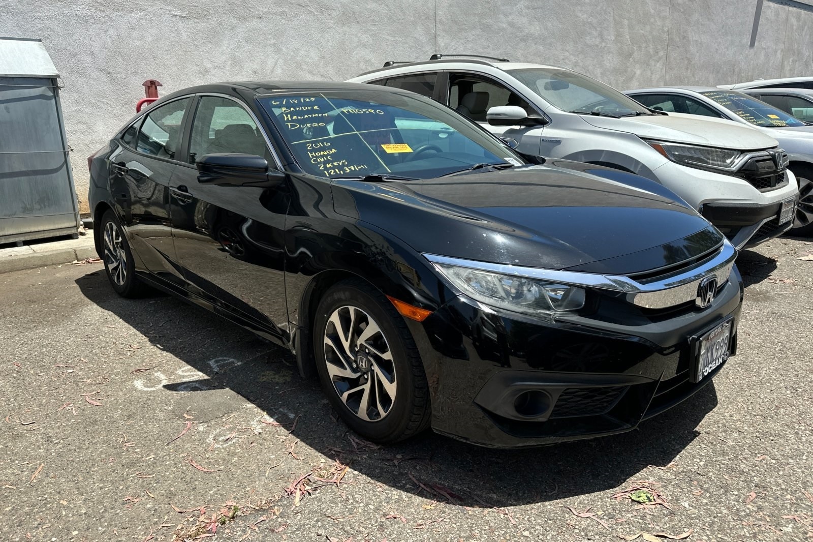 Used 2016 Honda Civic EX with VIN 2HGFC2F82GH557252 for sale in Santa Barbara, CA