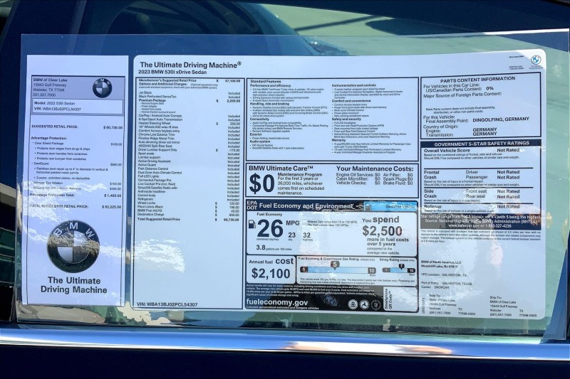 2023 BMW 5 Series 530i - Photo 21