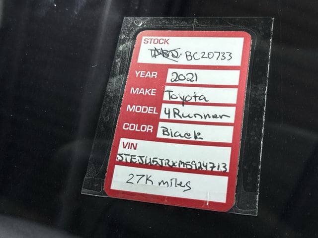 2021 Toyota 4Runner Night Shade - Photo 31