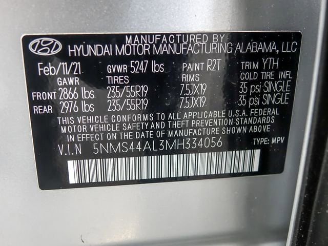 2021 Hyundai Santa Fe Limited - Photo 37