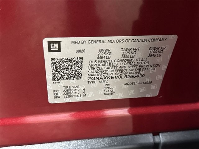 2020 CHEVROLET EQUINOX - Image 30