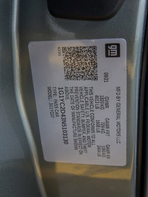 2022 CHEVROLET CORVETTE - Image 26