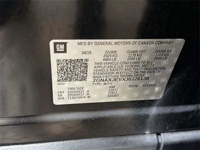 2018 CHEVROLET EQUINOX - Image 28