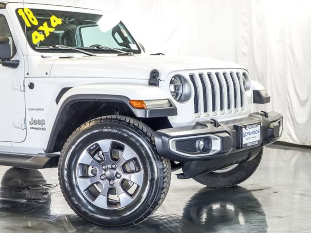 Used 2018 Jeep Wrangler Unlimited Sahara 4x4 SUV