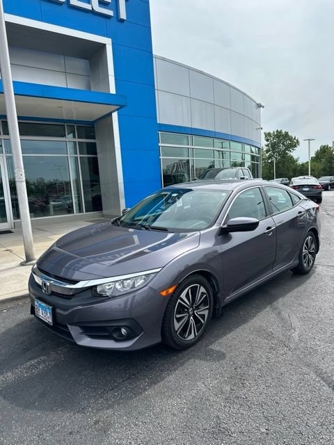 Used 2016 Honda Civic EX-L with VIN 19XFC1F76GE002896 for sale in Bolingbrook, IL