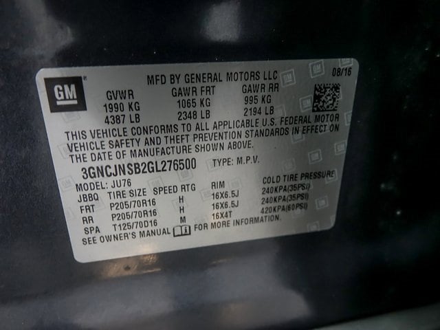 2016 CHEVROLET TRAX - Image 31