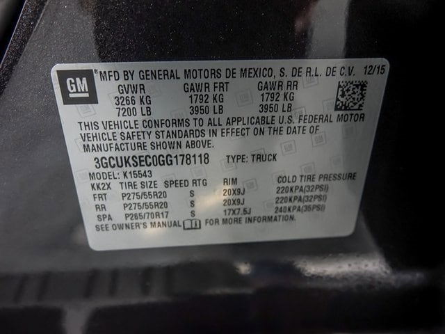 2016 CHEVROLET SILVERADO - Image 34