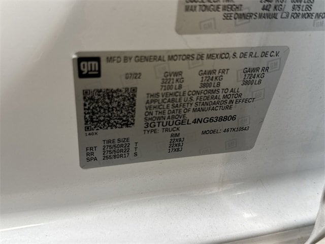 2022 GMC SIERRA - Image 36