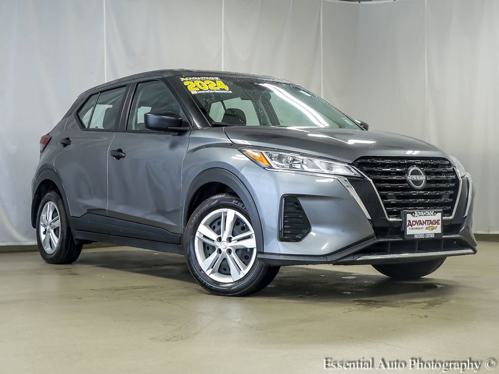 Used 2024 Nissan Kicks S with VIN 3N1CP5BV5RL486242 for sale in Bridgeview, IL