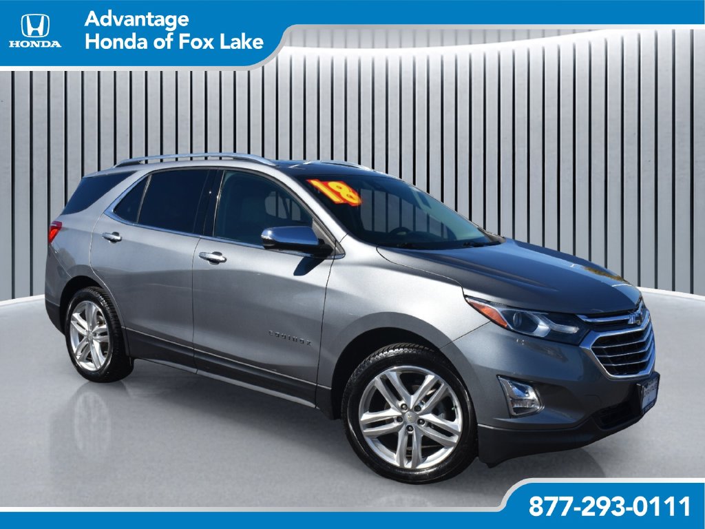 Used 2018 Chevrolet Equinox Premier with VIN 3GNAXMEV4JL108693 for sale in Fox Lake, IL