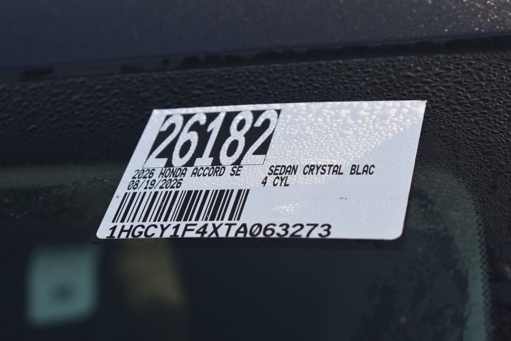 2026 Honda Accord SE - Photo 30