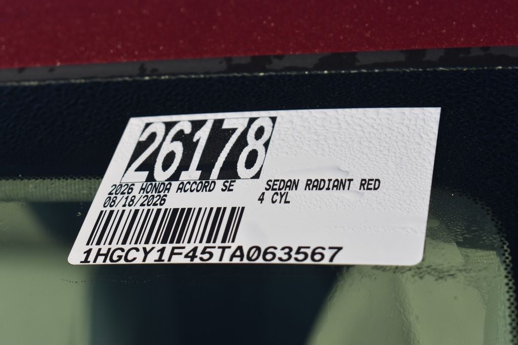 2026 Honda Accord SE - Photo 32