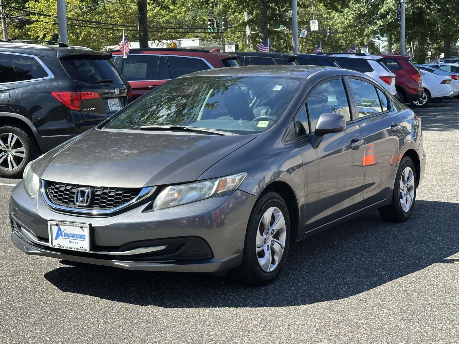 Used 2013 Honda Civic LX with VIN 2HGFB2F55DH500905 for sale in Saint James, NY