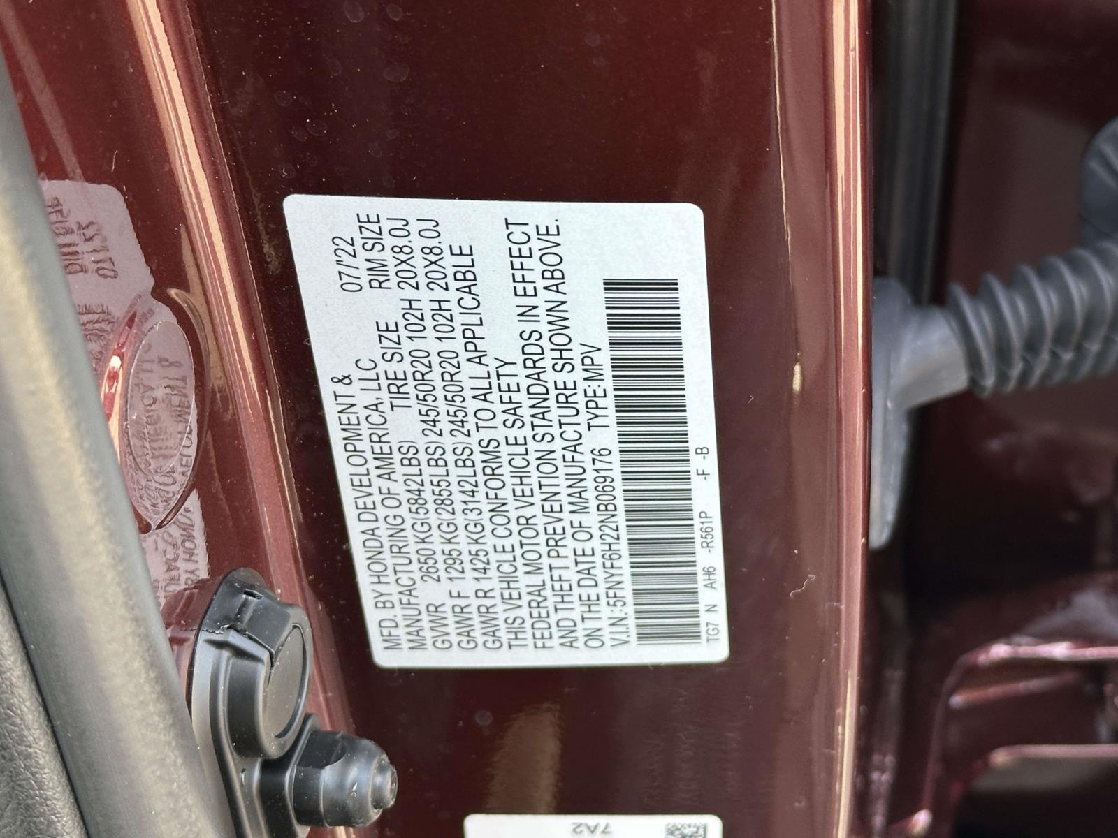 2022 Honda Pilot SE - Photo 17