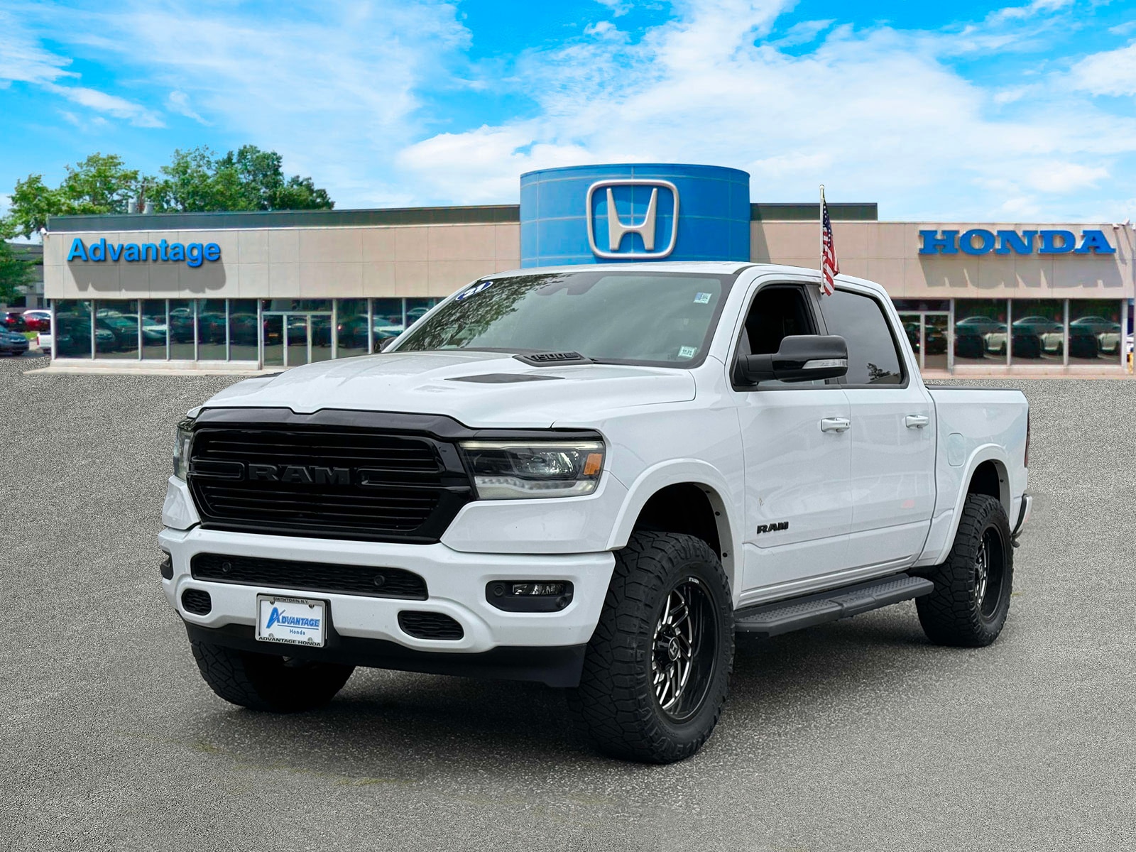 Used 2021 RAM Ram 1500 Pickup Laramie with VIN 1C6SRFJT4MN811889 for sale in Saint James, NY