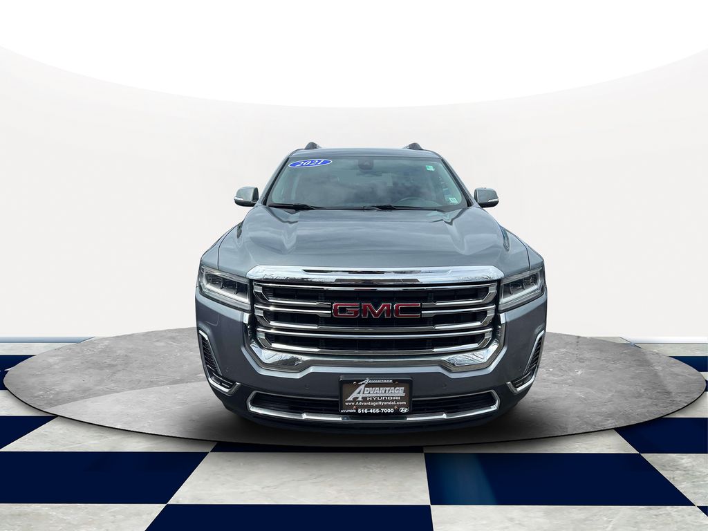 Used 2021 GMC Acadia SLE with VIN 1GKKNRLS1MZ148207 for sale in Hicksville, NY