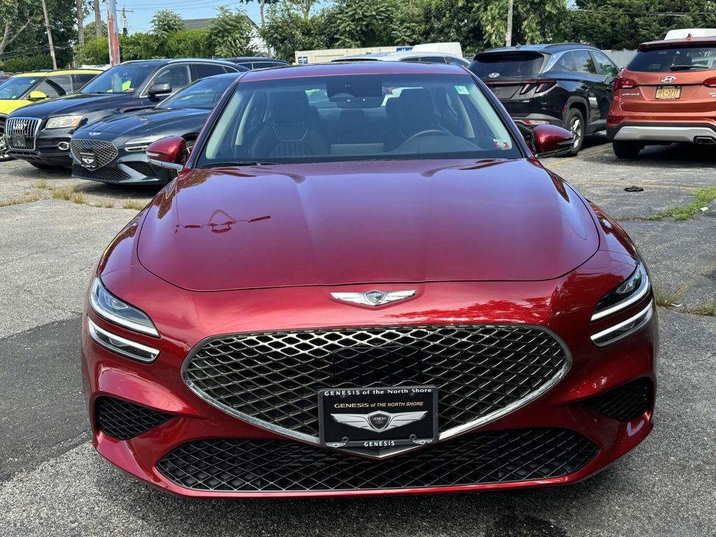 Certified 2023 GENESIS G70 Standard with VIN KMTG54TEXPU123971 for sale in Hicksville, NY