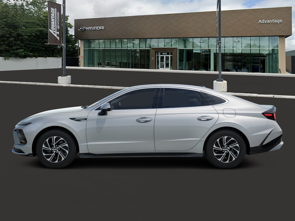 New 2026 Hyundai Sonata Hybrid Blue Sedan