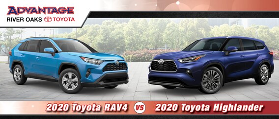 2020 Toyota Rav4 Vs 2020 Toyota Highlander Specs Design Features