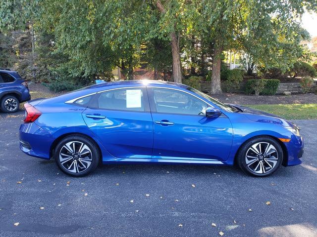 Used 2018 Honda Civic EX-T with VIN 2HGFC1F35JH645301 for sale in Painesville, OH