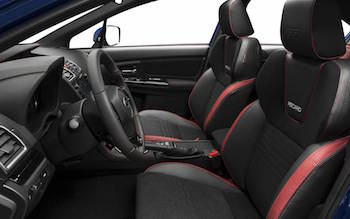 interior of the 2018 Subaru WRX