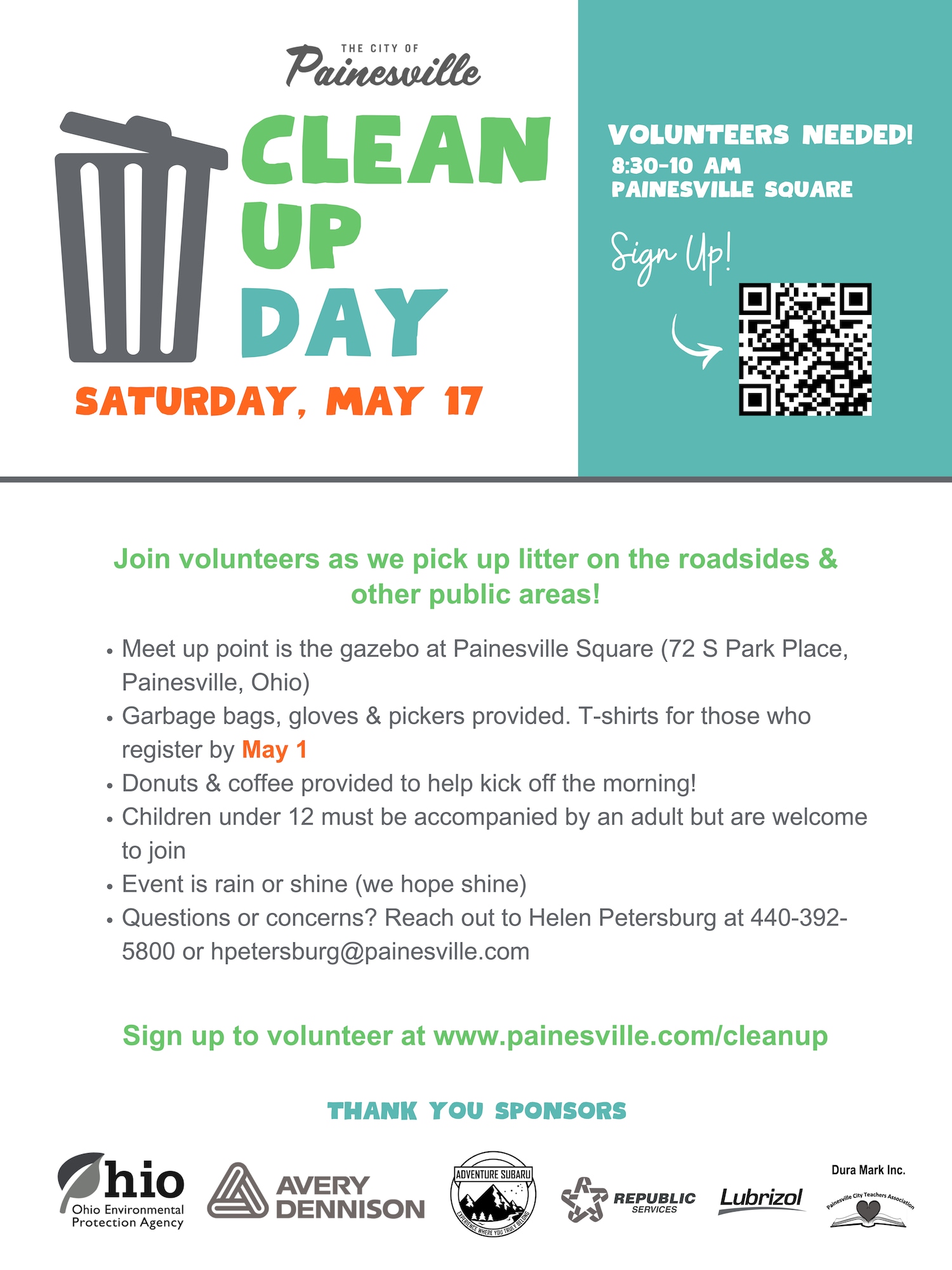 Cleanup Day Poster