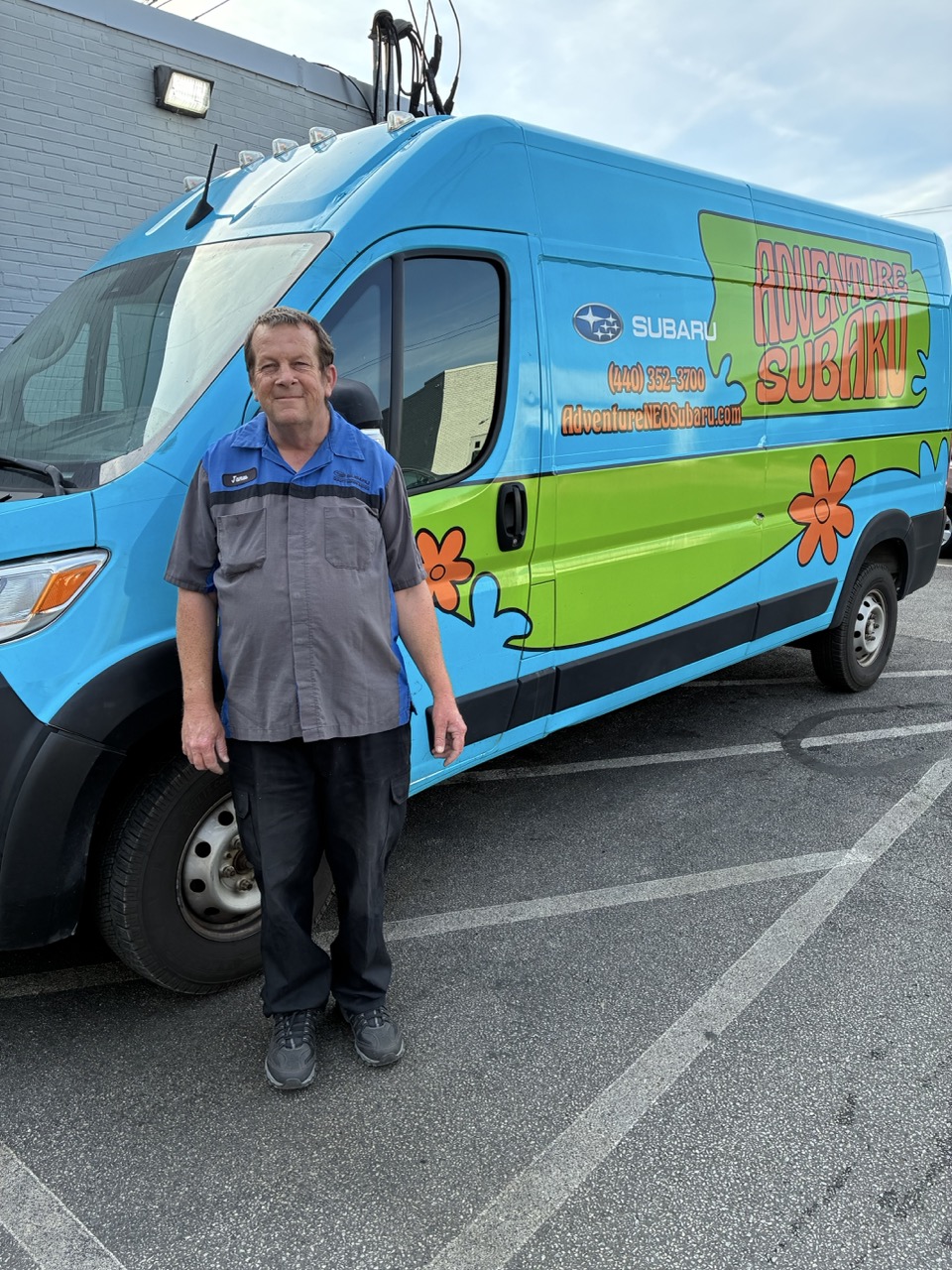 Jim Carey, Parts Driver at Adventure Subaru