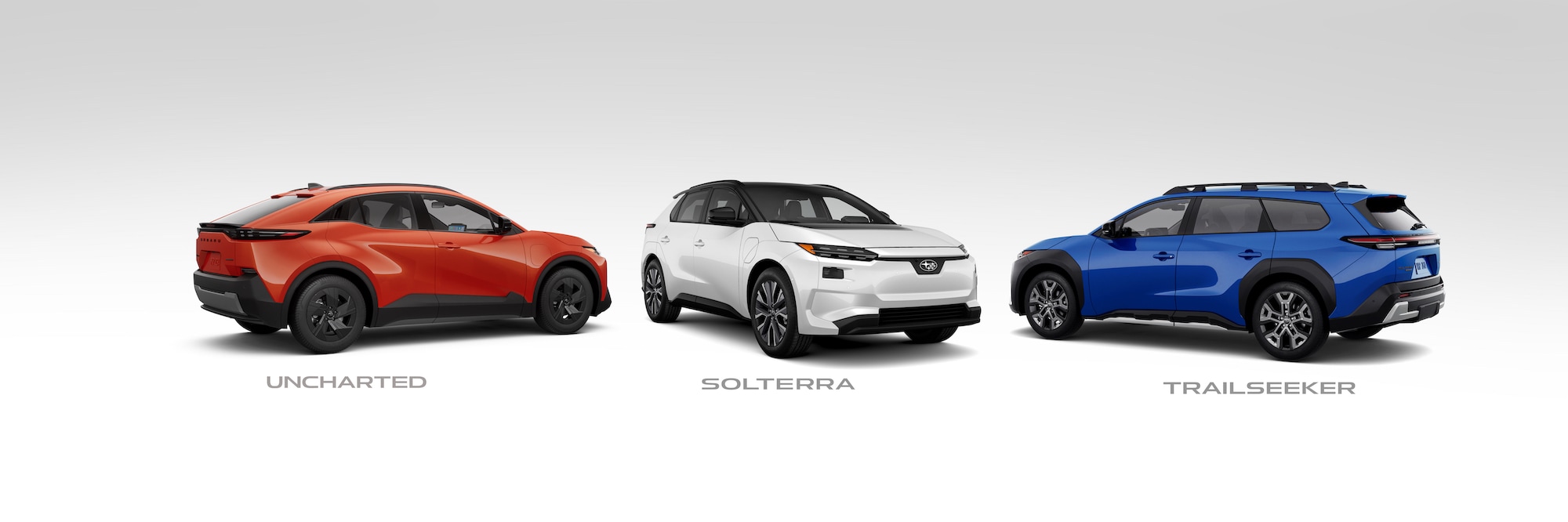 Subaru family of electric vehicles