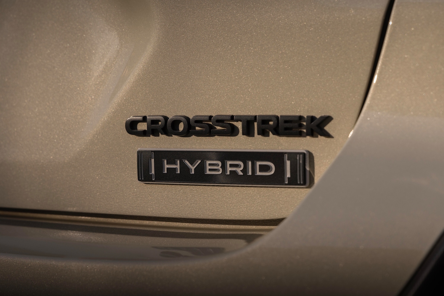 Crosstrek Hybrid badge