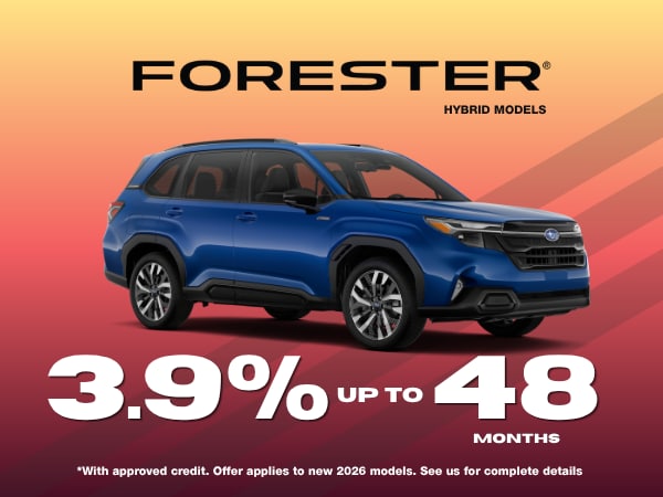 2026 Subaru Forester Hybrid, September Offer at Adventure Subaru in Fayetteville AR