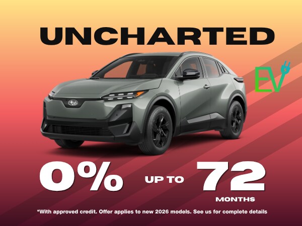 2026 Subaru Uncharted, September Offer at Adventure Subaru in Fayetteville AR