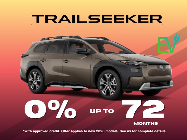 2026 Subaru Trailseeker, September Offer at Adventure Subaru in Fayetteville AR